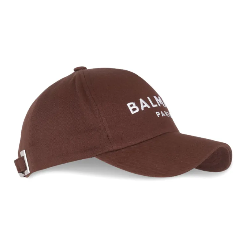 BALMAIN Logo Embroidered Cap-1