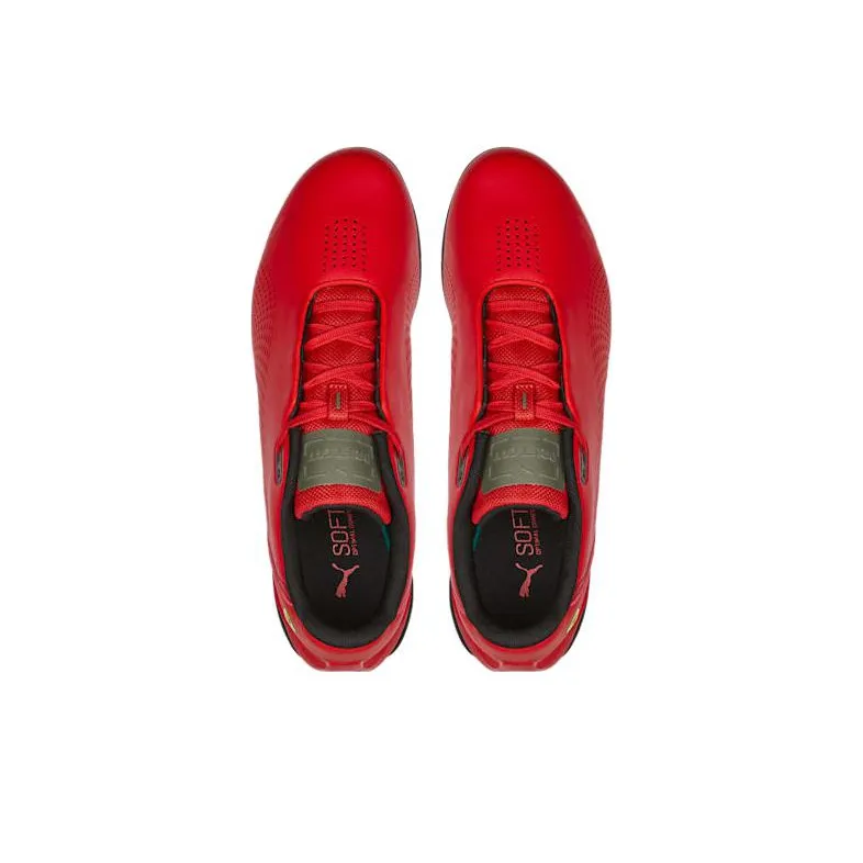 PUMA Ferrari Drift Cat 7 Cushioning Anti-Slip And Wear-Resistant Low-Top Soccer Shoes Unisex Black Red-3