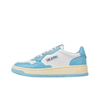 AUTRY Medalist Low Leather 'Light Blue White' Women's
