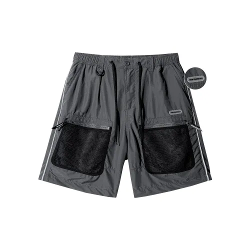 FAIRWHALE Casual Shorts Unisex Volcanic Gray