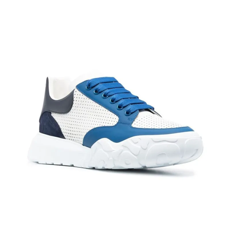 Alexander McQueen Perforated Low Top Sneakers-2