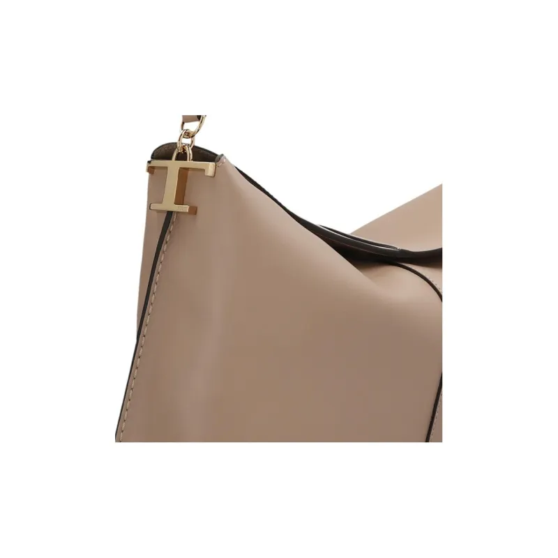 TOD'S Logo Plaque Shoulder Bag-2