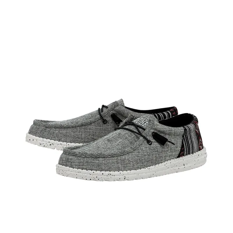 Heydude Casual Shoes Men Low-Top Aztec Black-1