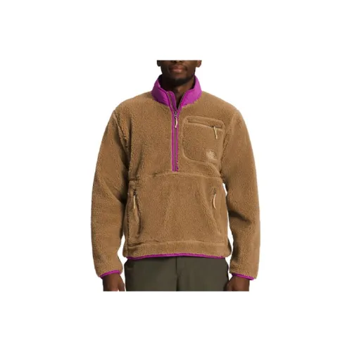 THE NORTH FACE Sweatshirts Men Brown Purple