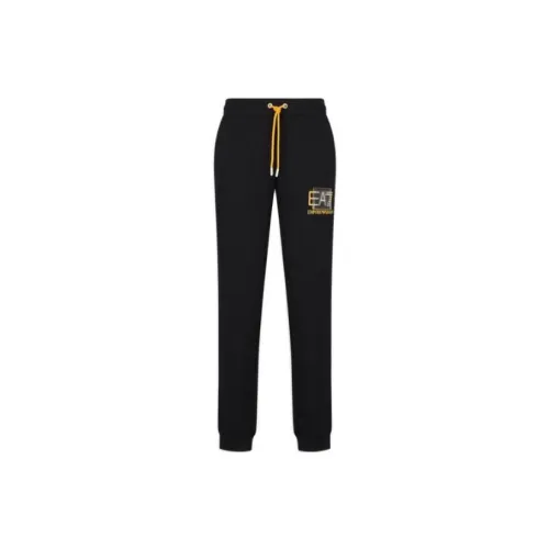 EMPORIO ARMANI EA7 Knitted Sports Pants Men's Black