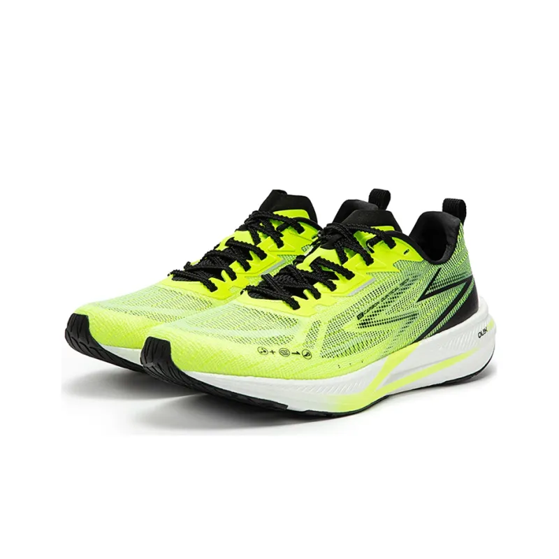 361° CQT MIRO Cushioned Slip Resistant Abrasion Resistant Low Top Running Shoes Men's Yellow-2