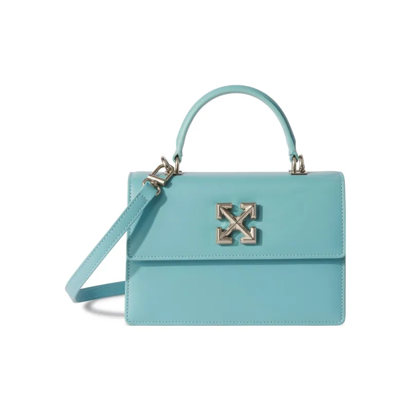 OFF WHITE Jitney 1.4 Top Handle Light Blue-0
