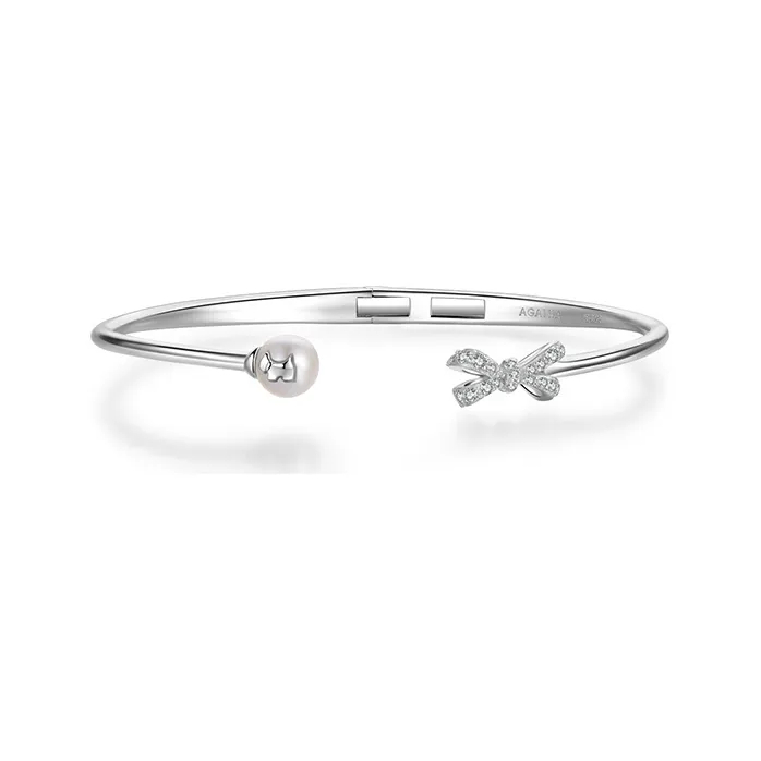 Agatha 925 Sterling Silver Bangles Women's-0
