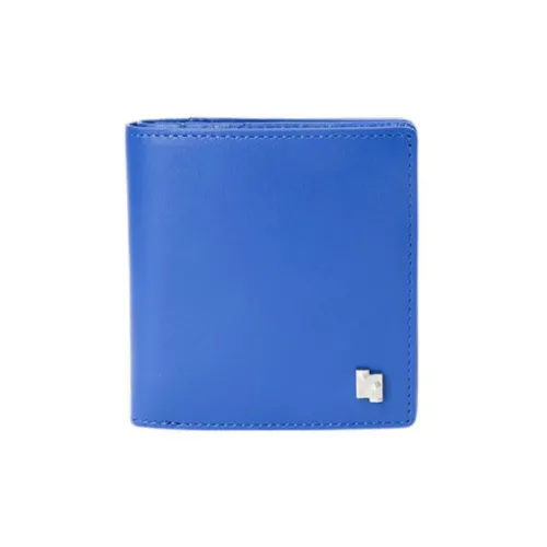 ADER ERROR Cow Leather Card Holder Womens Blue