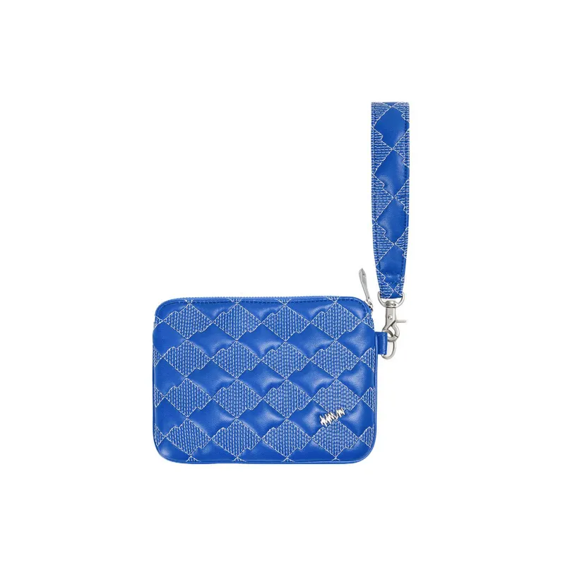 ADER ERROR Lambskin Coin Purse Handbag Clutch Small Size Unisex Blue-1