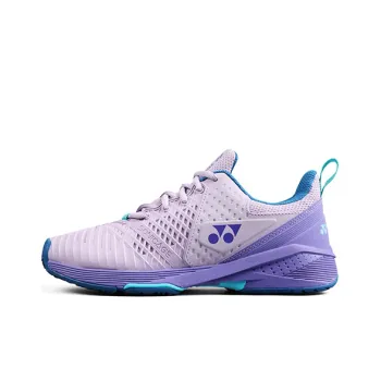 YONEX Anti Slip Wear Resistant Low Top Tennis Shoes Women's Light Purple