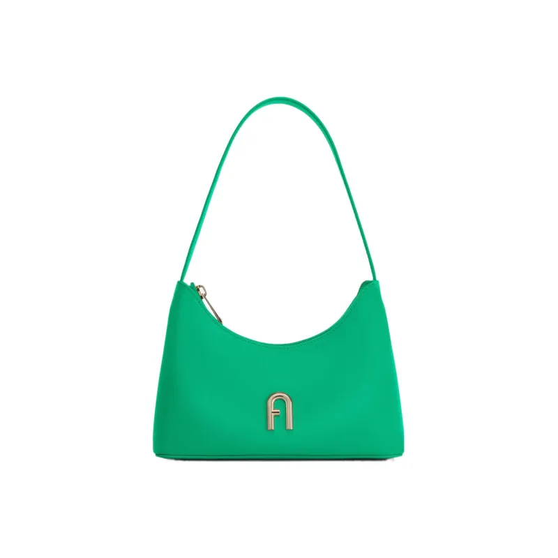Furla Diamante Calfskin Shoulder Bag Handbag Shoulder Bag Women's Green-0