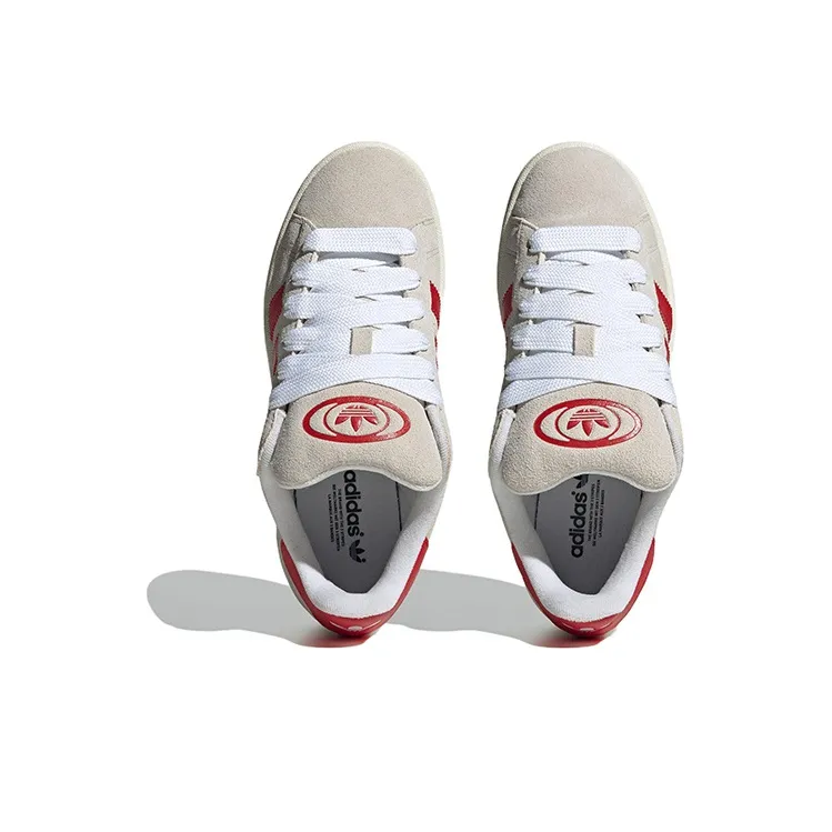 Adidas Campus 00s Crystal White Better Scarlet Women's-4