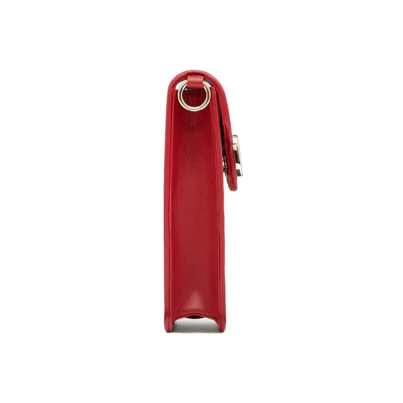 Valentino Locò Cotton Cell Phone Pouch Women's Beige/Red-2