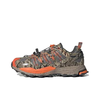 Adidas Originals Hyperturf Anti Slip And Wear Resistant Lightweight Low Top Outdoor Shoes Brown Orange