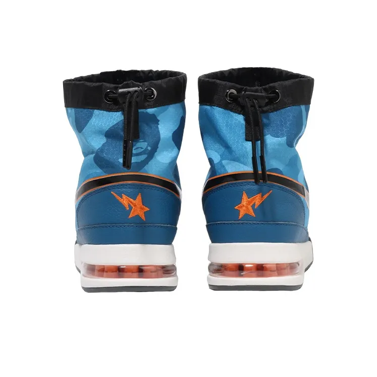 BAPE A BATHING APE Zip Road Sta Honeycomb Camo Blue-3