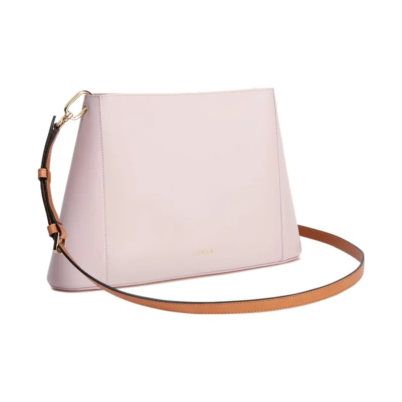 Furla 1927 Collection Calfskin With Canvas Jelly Bag Crossbody Bag Shoulder Bag Women's Cherry Blossom Pink-2