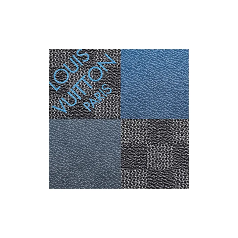 LOUIS VUITTON Pochette Voyage Damier Graphite Giant Mm Blue-4