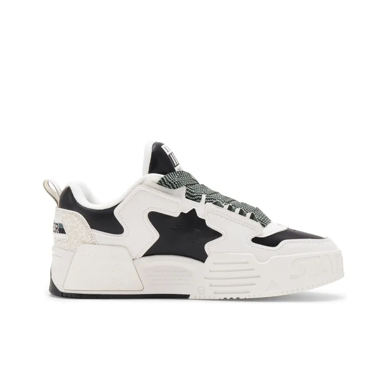 STARTER VOL2 Slip Resistant Water Resistant Low Top Skateboard Shoes Women's Black White-1