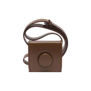 Lemaire Cow Leather Camera Bags Crossbody Bag Shoulder Bag Women's Chocolate Brown