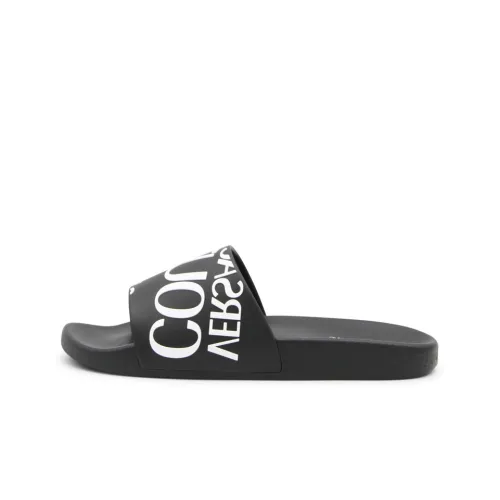 VERSACE JEANS Slide Slippers Men Black