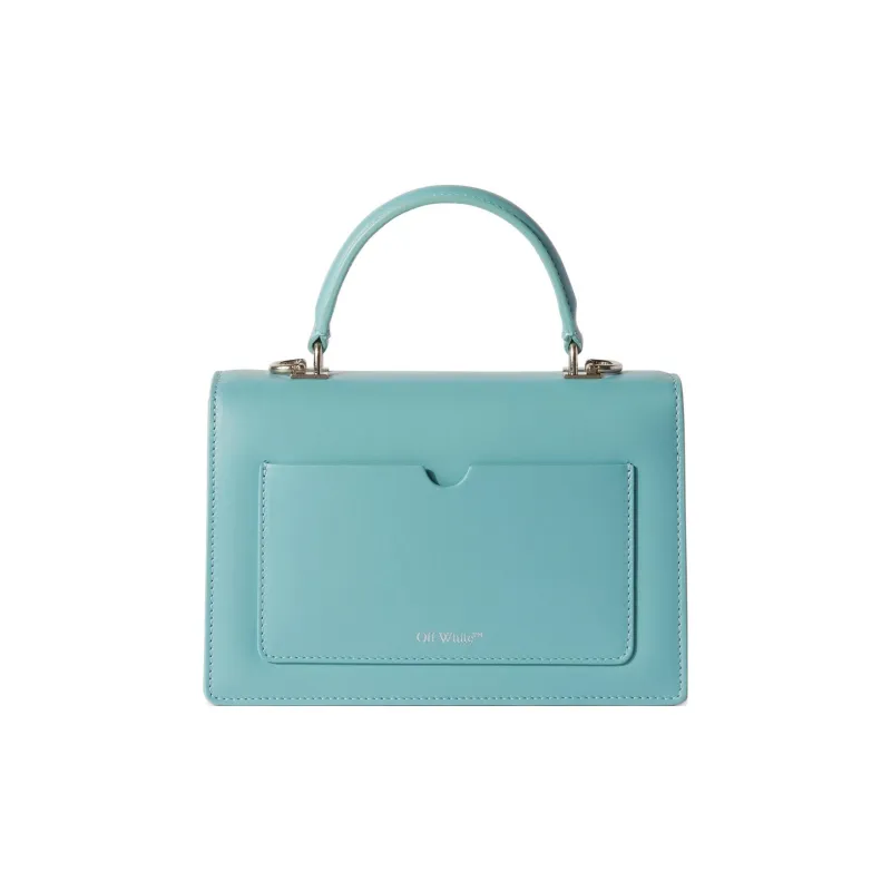 OFF WHITE Jitney 1.4 Top Handle Light Blue-1