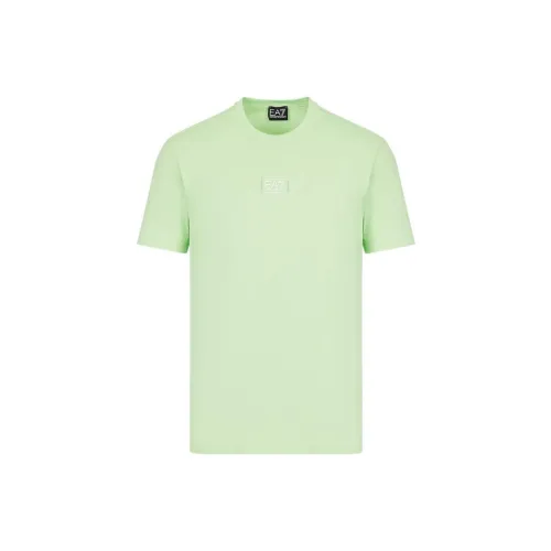 EMPORIO ARMANI T-Shirts Men Neon Green