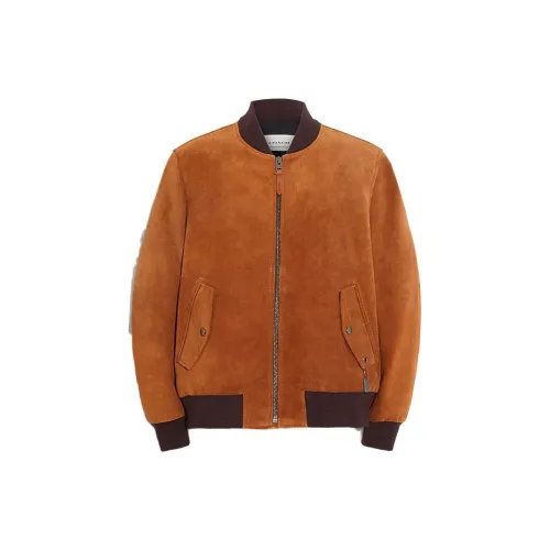COACH leather jacket Male