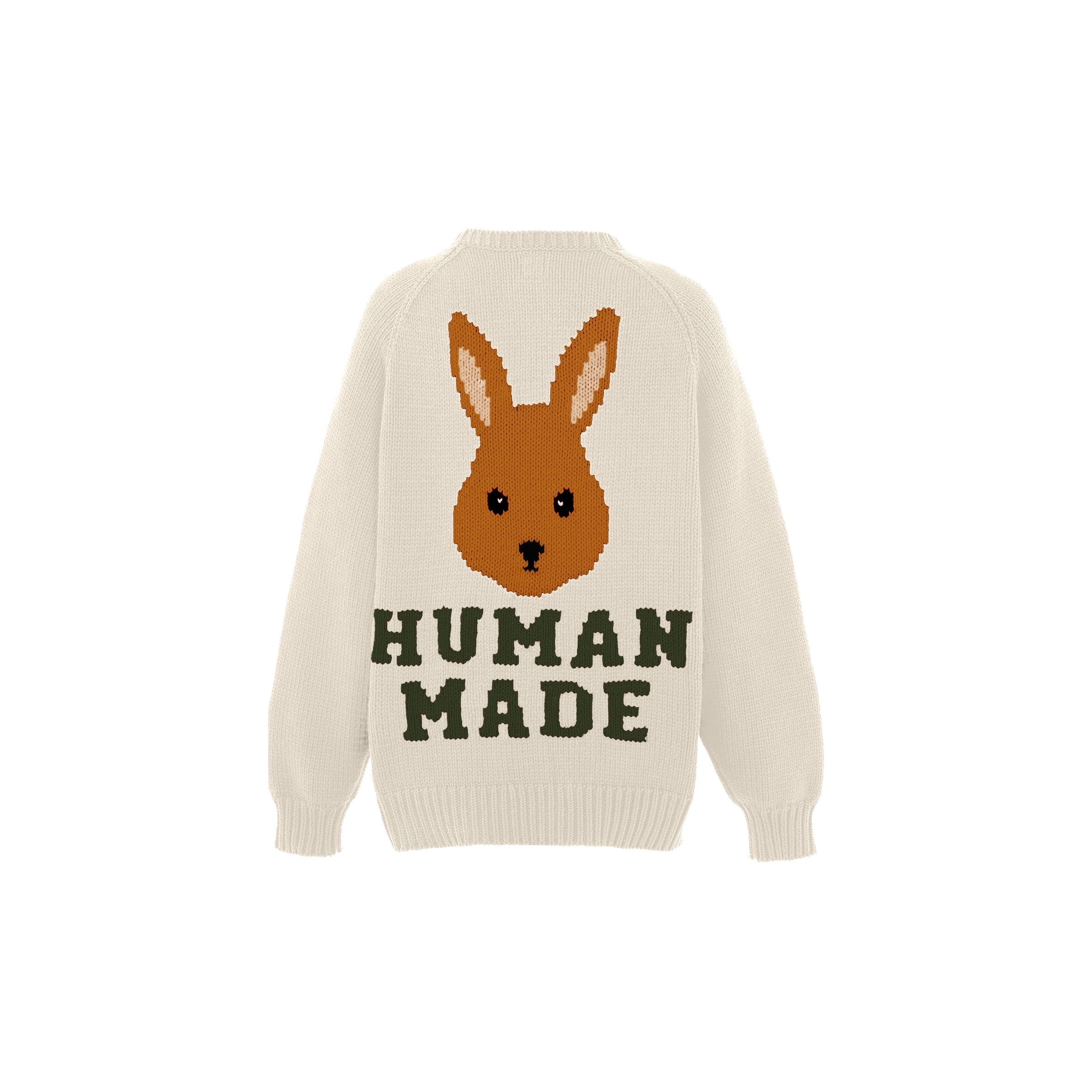 HUMAN MADE Rabbit Raglan Knit Sweater