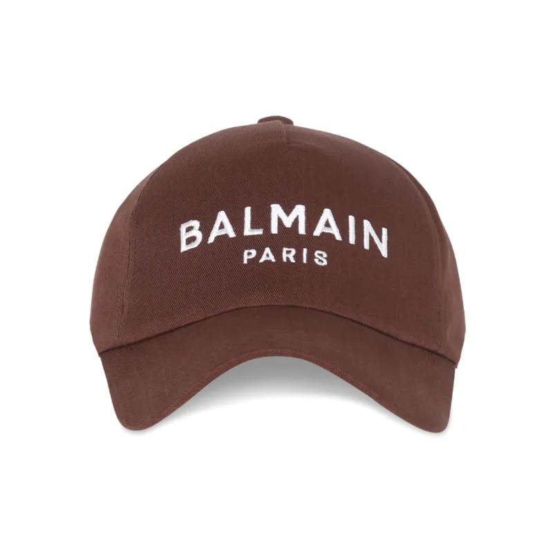 BALMAIN Logo Embroidered Cap-0