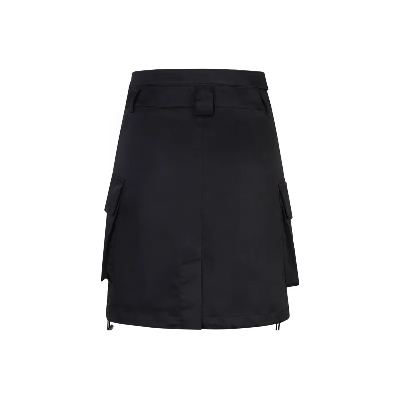 Guuka Casual Long Skirts Women's Black-1