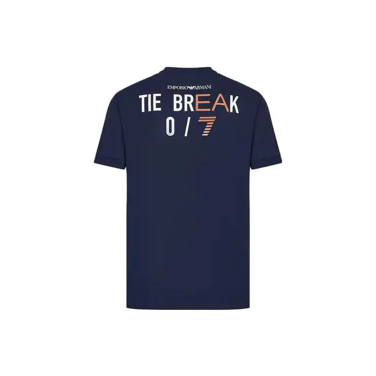 EMPORIO ARMANI EA7 SS23 T Shirt Men's Navy-1