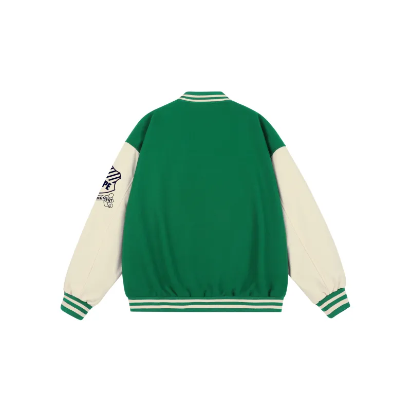 Pepe The Frog Baseball Jacket Unisex-11