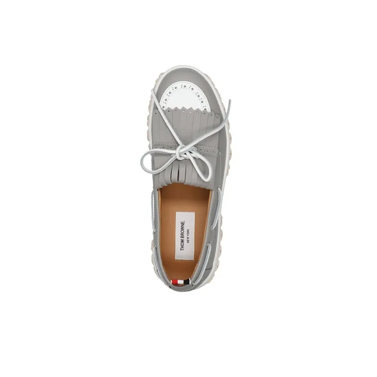 THOM BROWNE· Loafers Men's Gray-3