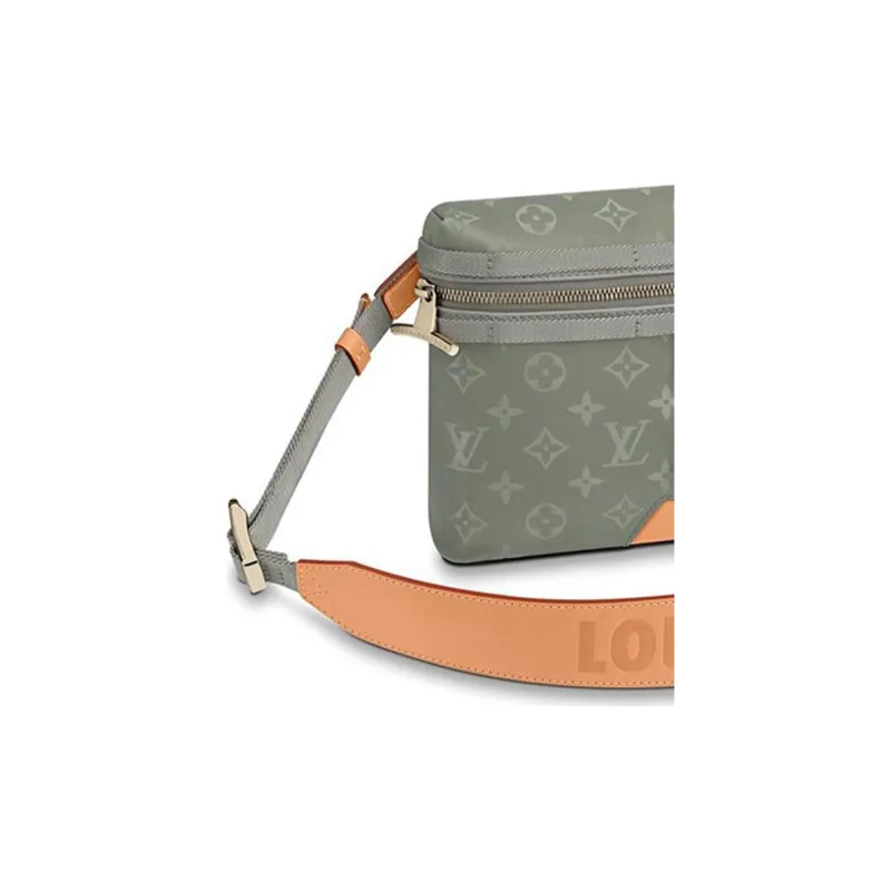 LOUIS VUITTON Leather Messenger Bag Shoulder Bag Crossbody Bag Men's Jasper-5