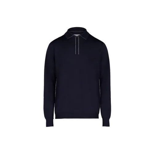 Maison Margiela Polo Shirts Men Navy