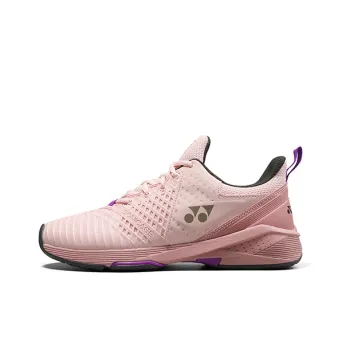 YONEX Power Cushion Sonikage 3 Shock Absorbers Low Top Tennis Shoes Women's Pink Beige