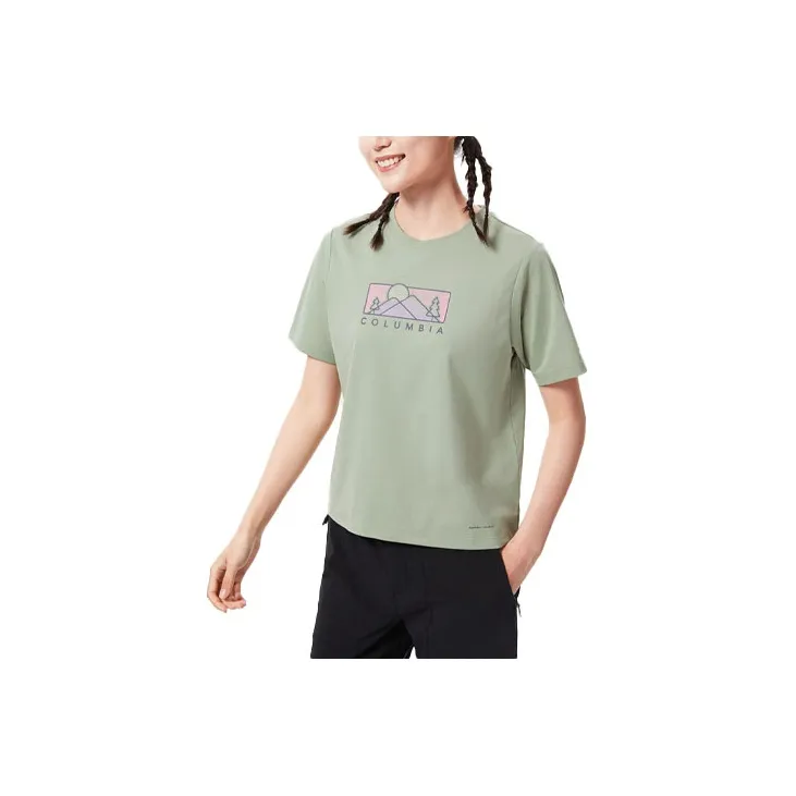 Columbia T Shirts Women's Matcha-1
