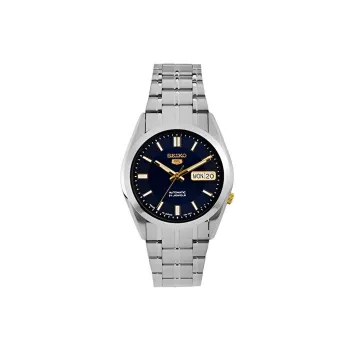 SEIKO Automatic Mechanical Movement Stainless Steel Strap Watch Men's Watches Blue Dial SNKF15J1