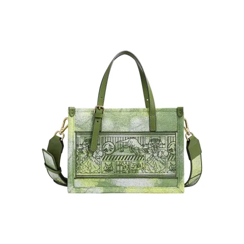 FION Crossbody Bags Jurassic Series Small Tote Green