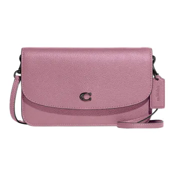 COACH Hayden Pebbled Leather Shoulder Bag Crossbody Bag Small Size Women's Purple Blue Multicolor