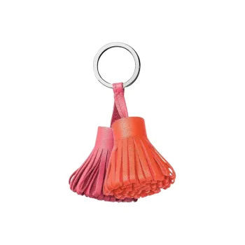 HERMES Keychain Unisex Orange/Pink Orange