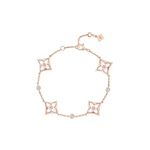 LOUIS VUITTON Color Blossom Bb Multi Motifs Bracelet Pink Gold White Mother of Pearl And Diamonds