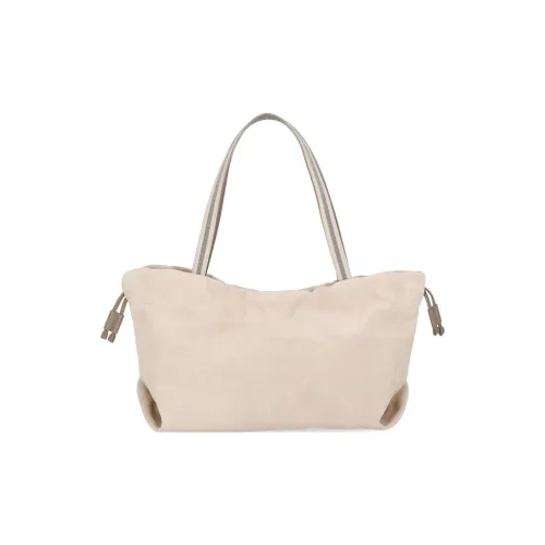 Brunello Cucinelli Suede Tote Bag Shopping Bag Handbag Shoulder Bag Women's Pink