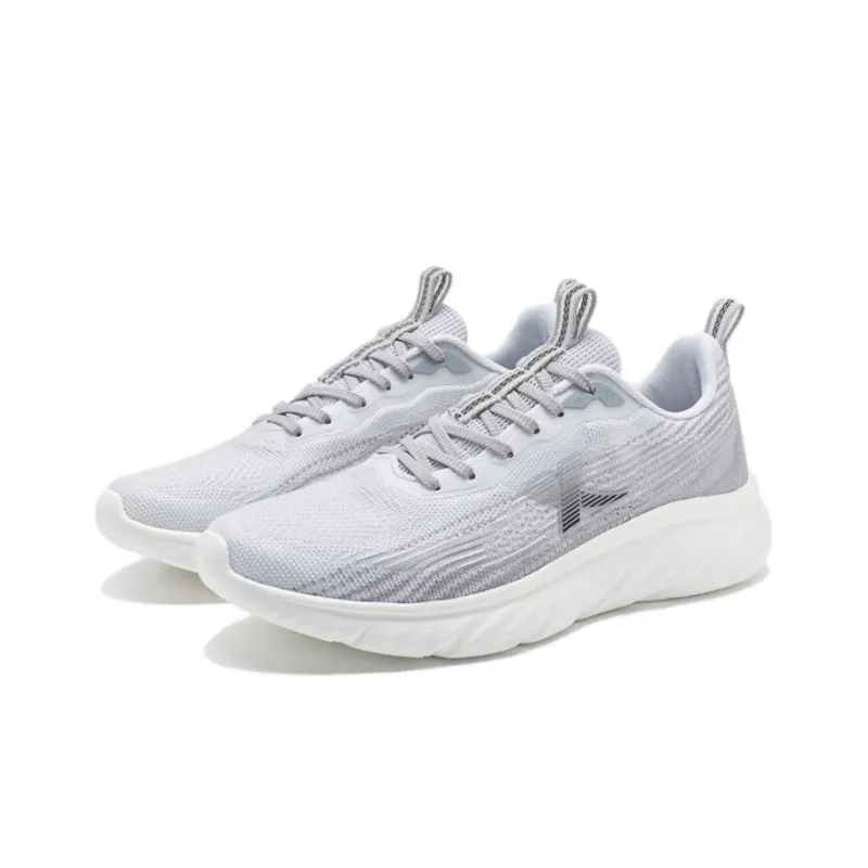XTEP Anti Slip And Wear Resistant Breathable Low Top Running Shoes Men's Moonlight Gray-1