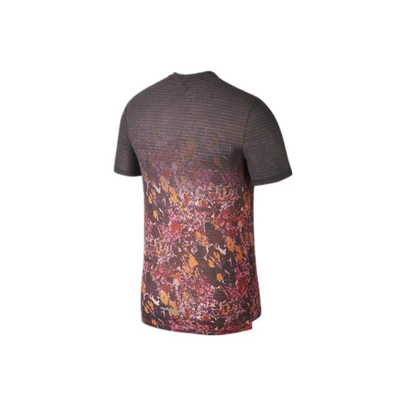 Nike T-Shirts Men Black Red-1