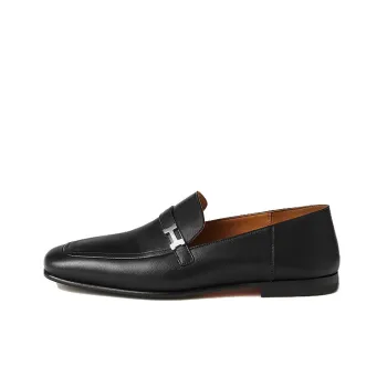 HERMES Giovanni Loafers Men's Black