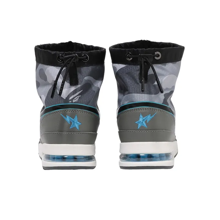 BAPE A BATHING APE Zip Road Sta Honeycomb Camo Grey-3
