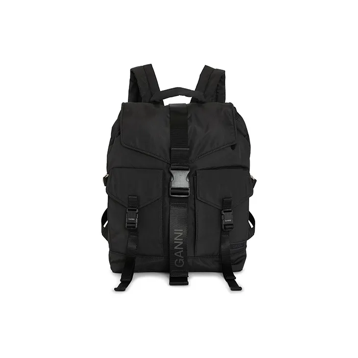 GANNI Tech Multi pocket Backpack-0