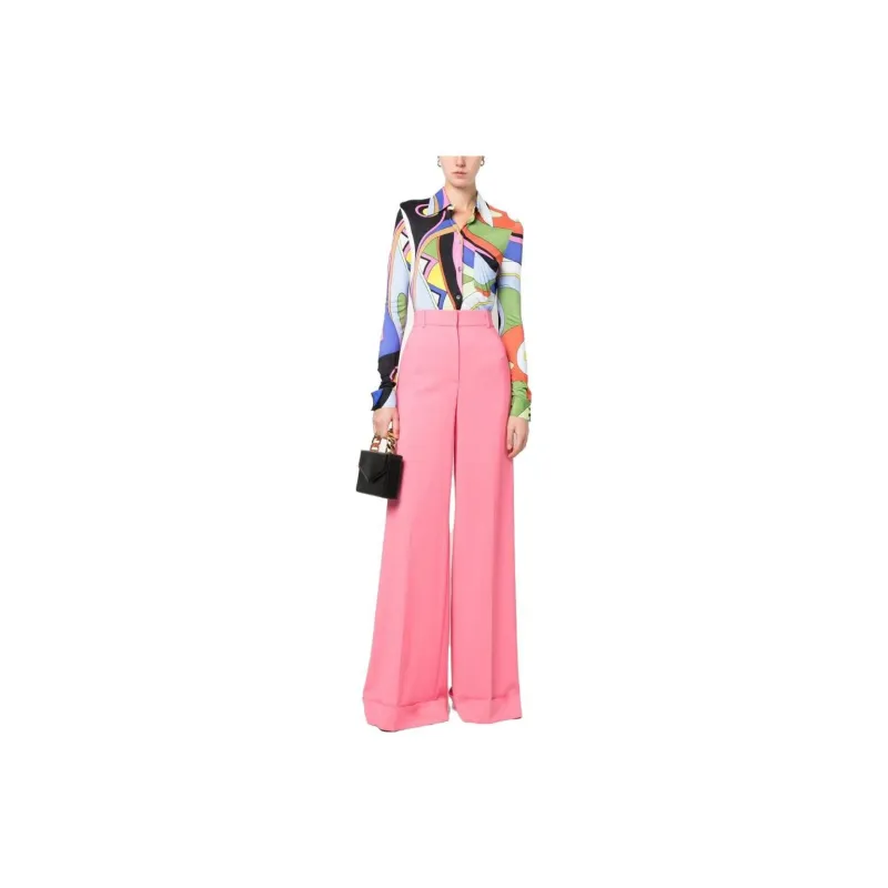MOSCHINO High waisted Palazzo Trousers-1